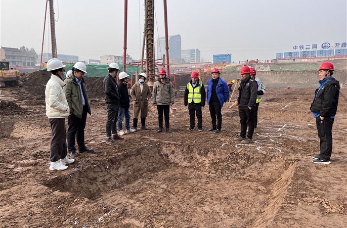 中铁二局集贤佳苑项目首段基底顺利通过验收